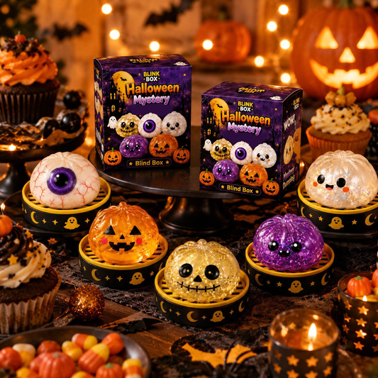 Halloween Ghost Squeeze Toys – Cute Scary Stress-Relievers for Party Favors
