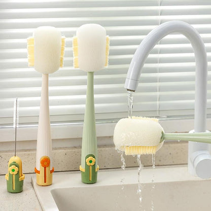 5-in-1 Bottle Cleaning Brush (Multifunctional) – For Cup Lid Cleaning & Home Kitchen Tasks