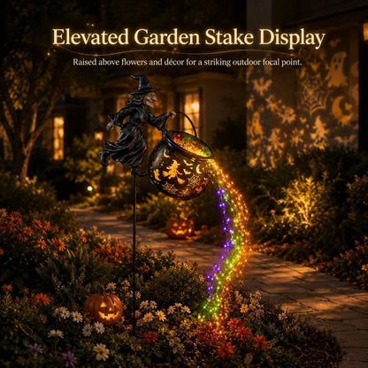 🧙‍♀️✨Halloween Witch Cauldron Garden Light