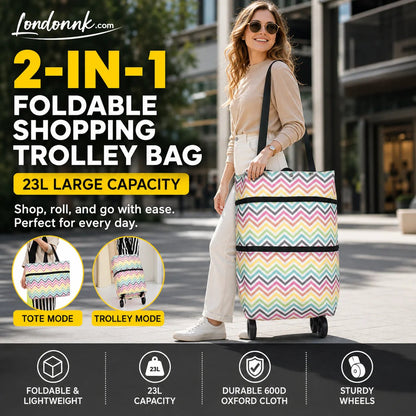 🔥HOT SALE 50% OFF🔥Foldable 2-in-1 Shopping Bag